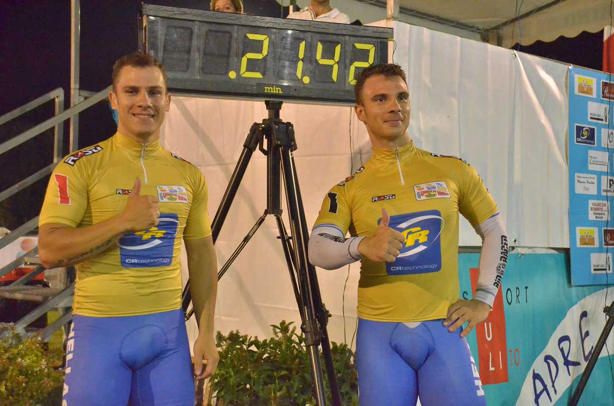 Christos e Zafeiris Volikakis fanno segnare un nuovo record al Velodromo di San Francesco al Campo