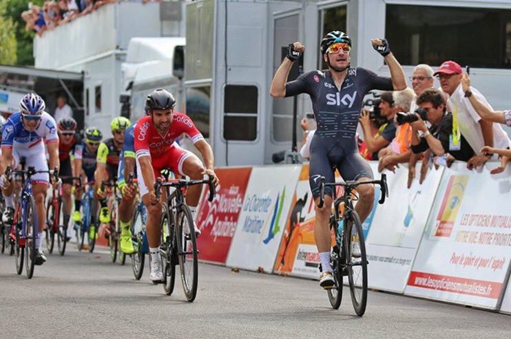 Elia Viviani vince la prima tappa del Tour du Poitou Charentes 2017