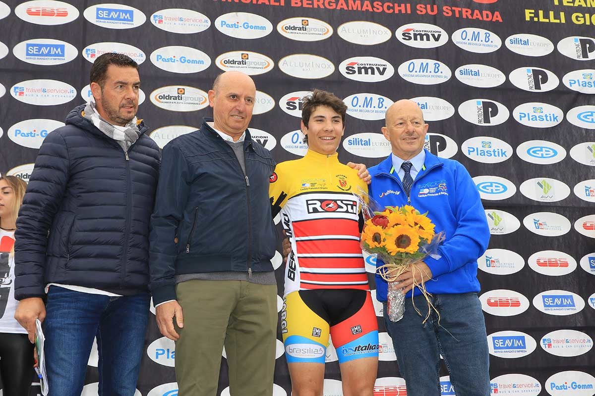 Mirko Fontana campione provinciale bergamasco Allievi (foto Fabiano Ghilardi)