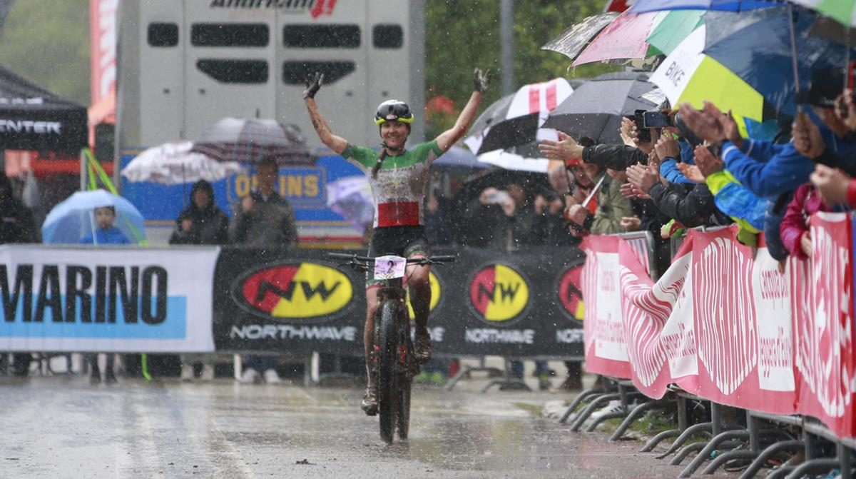 Eva Lechner vince la Titano XCO 2019 a San Marino (foto Mario Pierguidi)