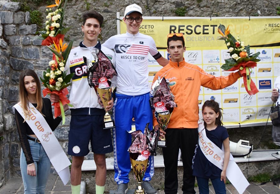 Il podio della 2/a Resceto Cup (foto Roberto Fruzzetti)