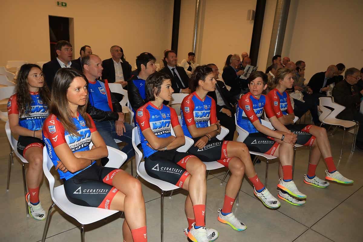 Le ragazze della WNT Rotor Pro Cycling 2019 (foto Fabiano Ghilardi)
