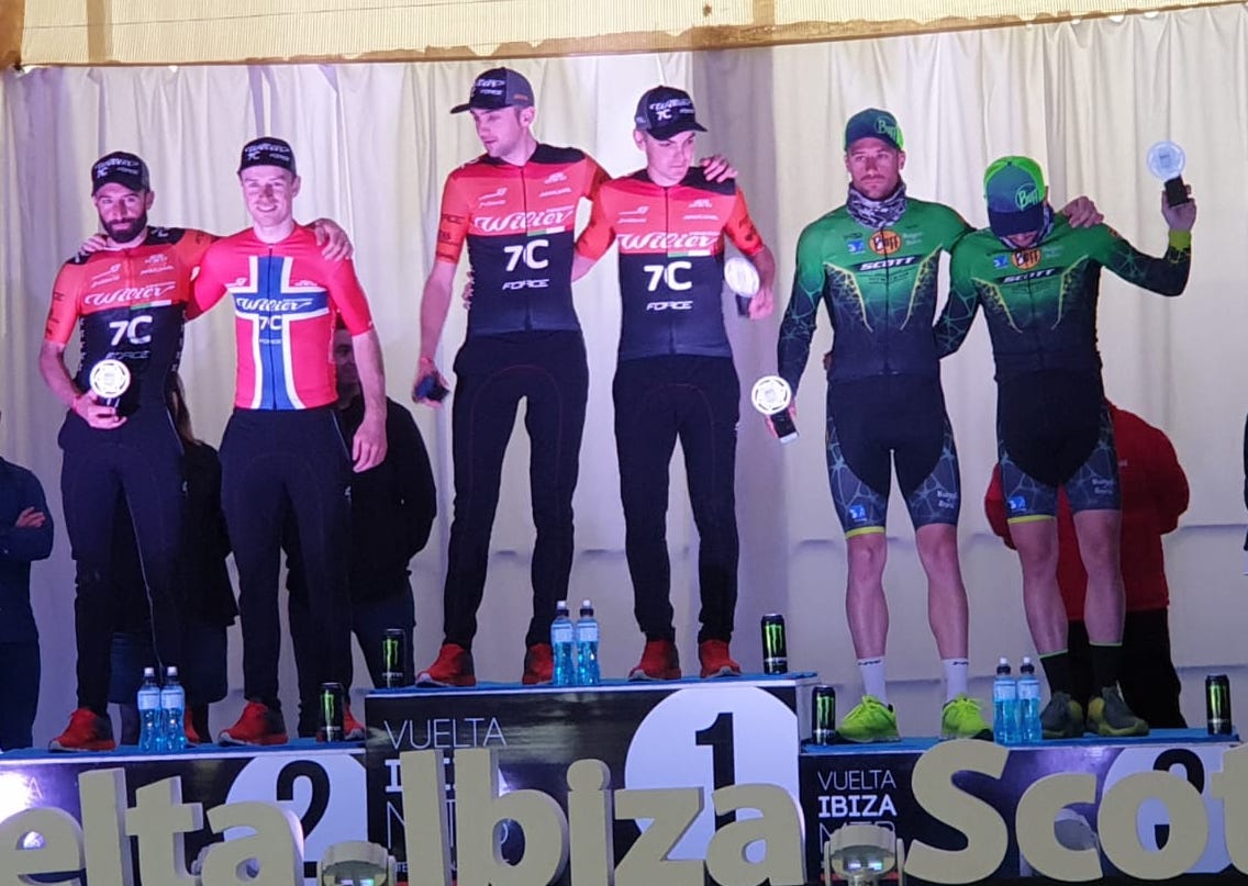Vuelta a Ibiza: il podio dell'ultima tappa