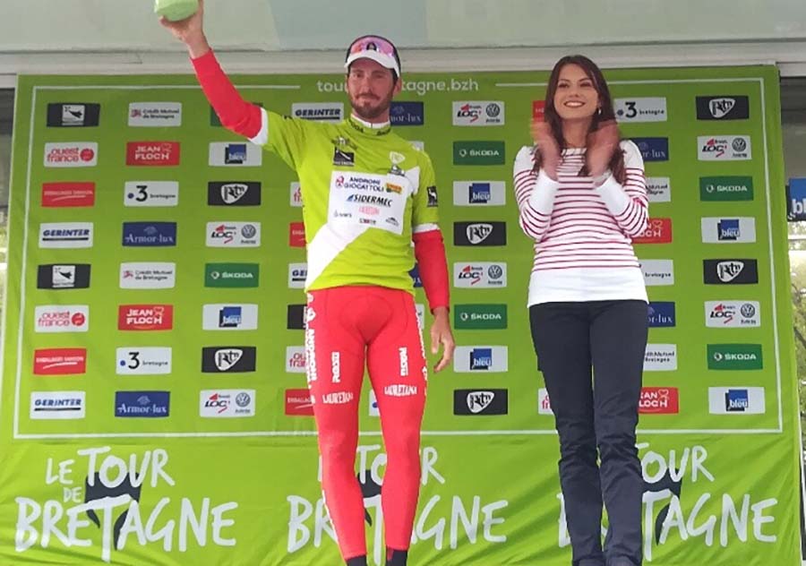 Manuel Belletti vincitore della prima tappa del Tour de Bretagne