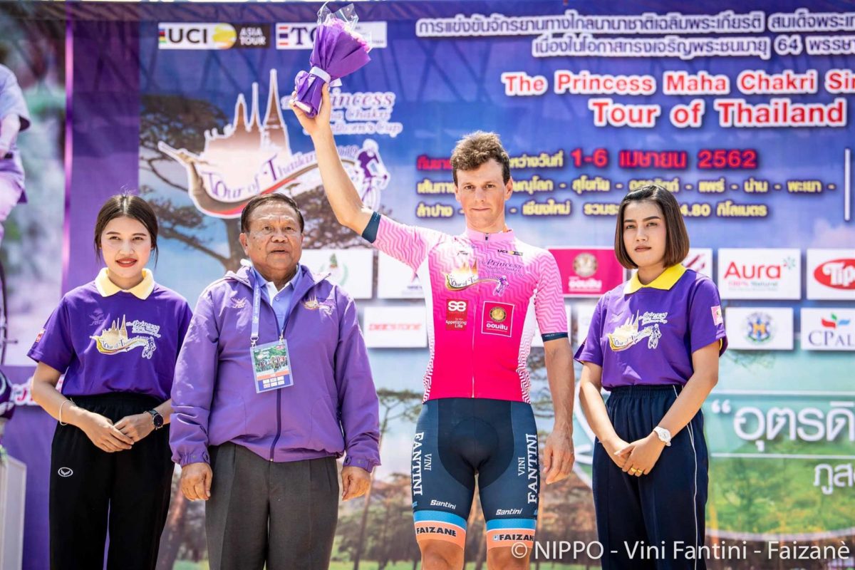 Giovanni Lonardi primo leader del Tour of Thailand