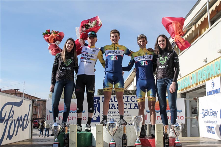Il podio del 18° Trofeo Ledo Tempestini (foto Silvia Previtera)