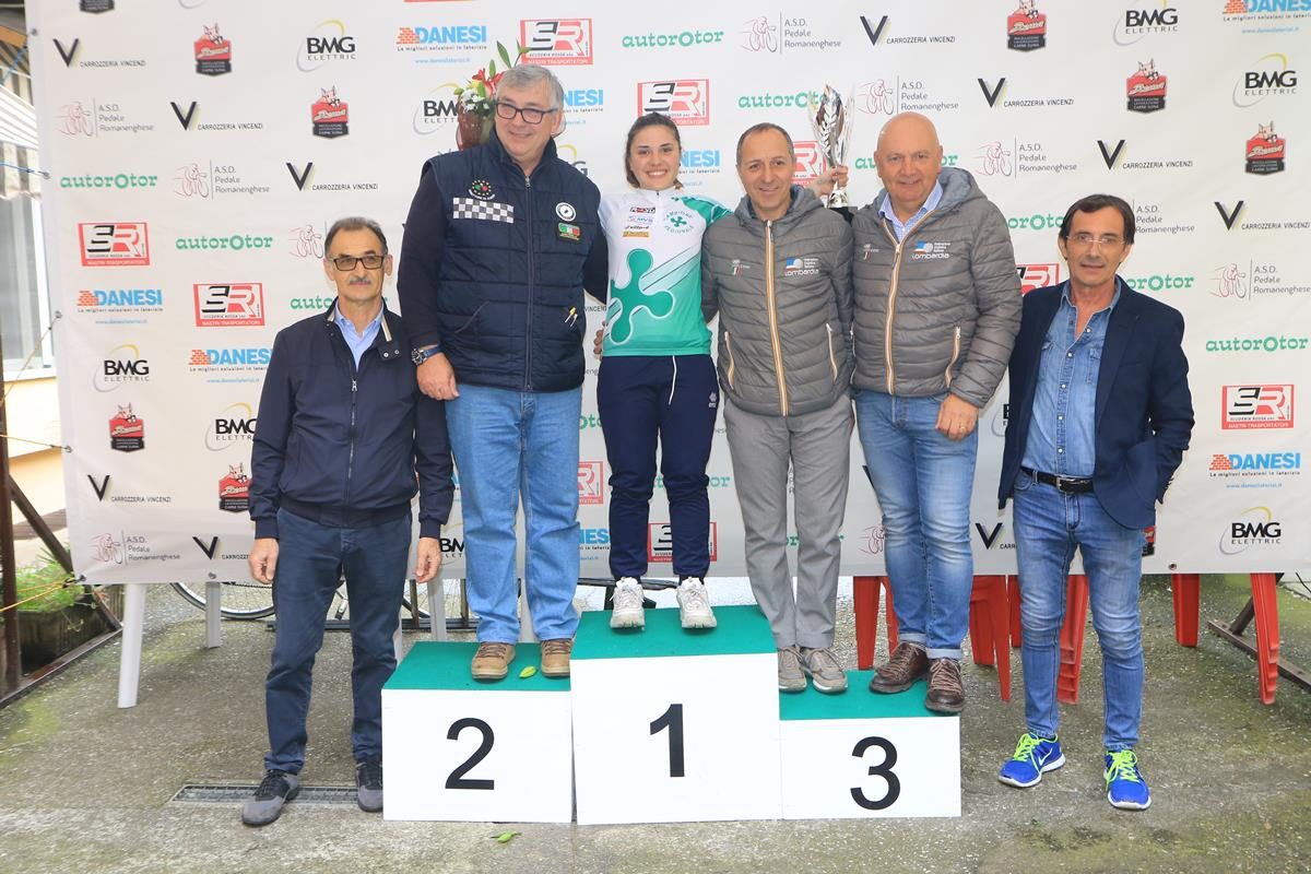 Emma Redaelli campionessa lombarda a cronometro Donne Allieve a Romanengo (foto Fabiano Ghilardi)