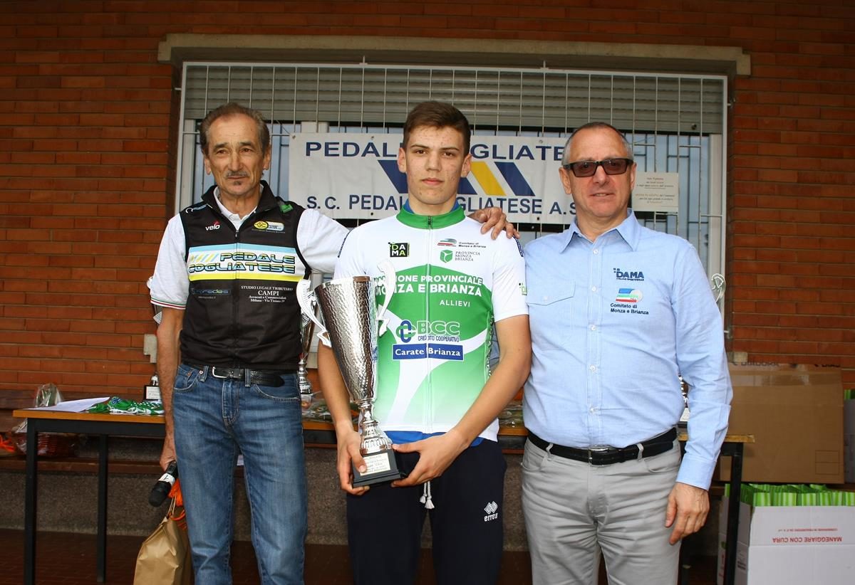 Filippo Vismara è il neo campione provinciale Allievi di Monza e Brianza (foto Berry)