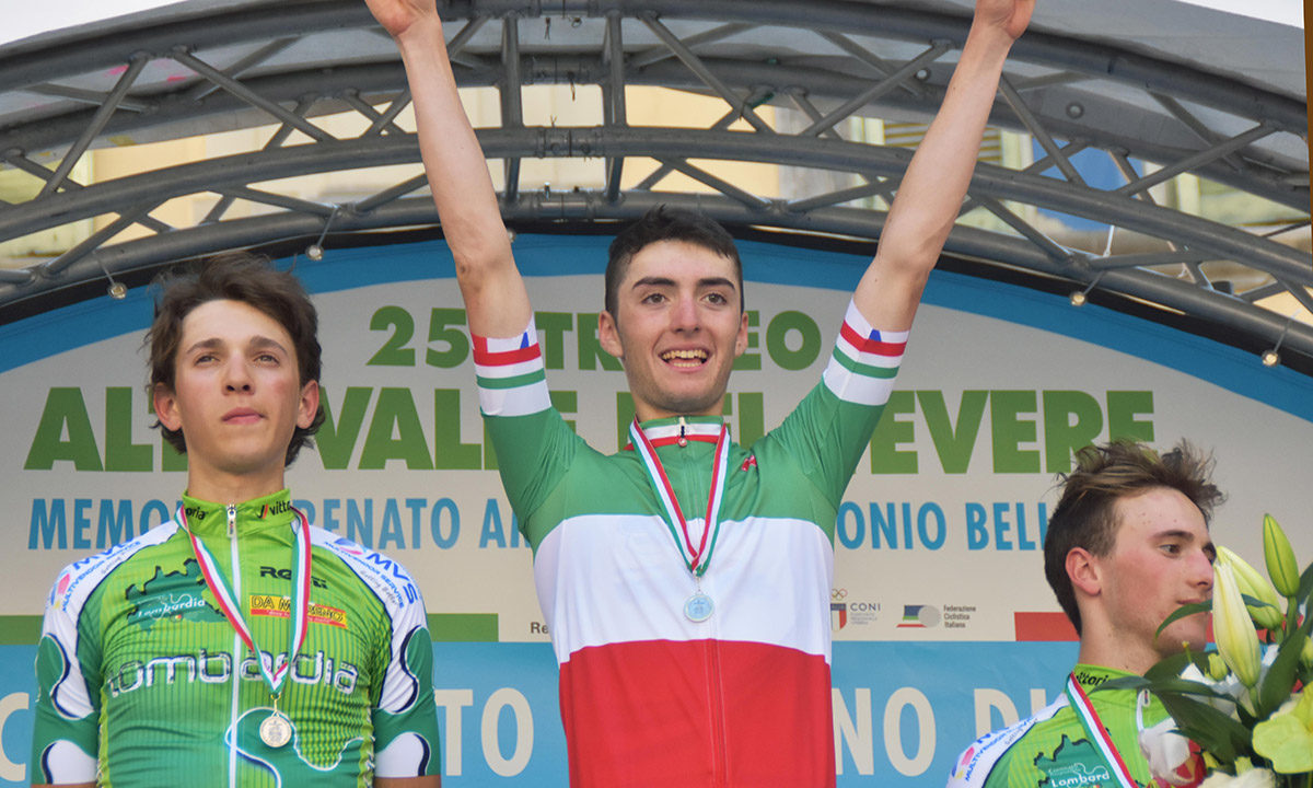 Gianmarco Garofoli è campione italiano Juniores 2019 a Città di Castello (foto Rodella)