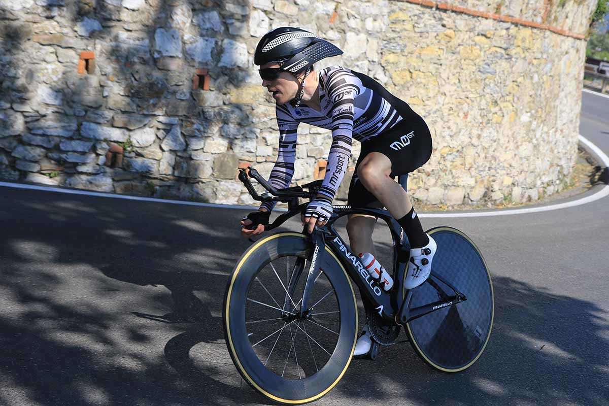 Giovanni Aleotti in azione al Campionato Italiano a cronometro U23 (foto Fabiano Ghilardi)