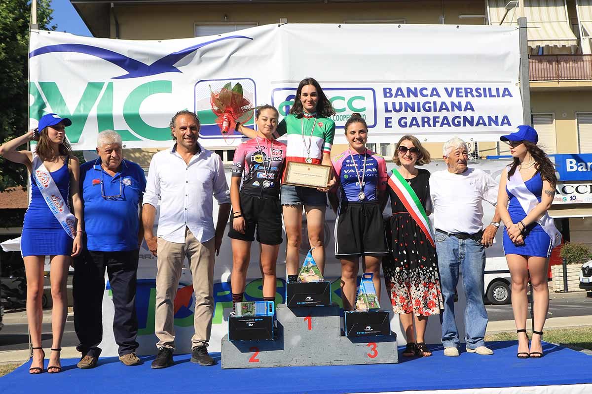 Campionato Italiano cronometro Donne Allieve vinto da Francesca Barale (foto Fabiano Ghilardi)