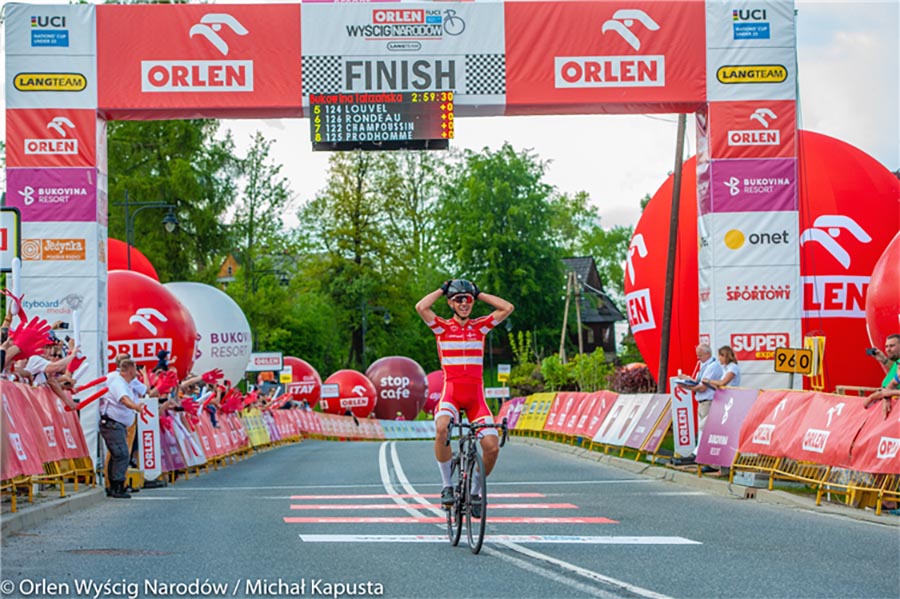 Il danese Andreas Kron vince la seconda tappa dell'Orlen Nations Grand Prix 2019