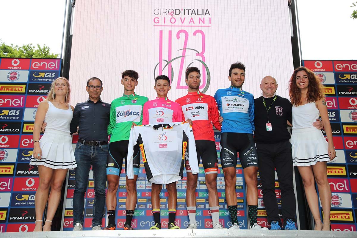 Le maglie dopo la quarta tappa del Giro d'Italia U23