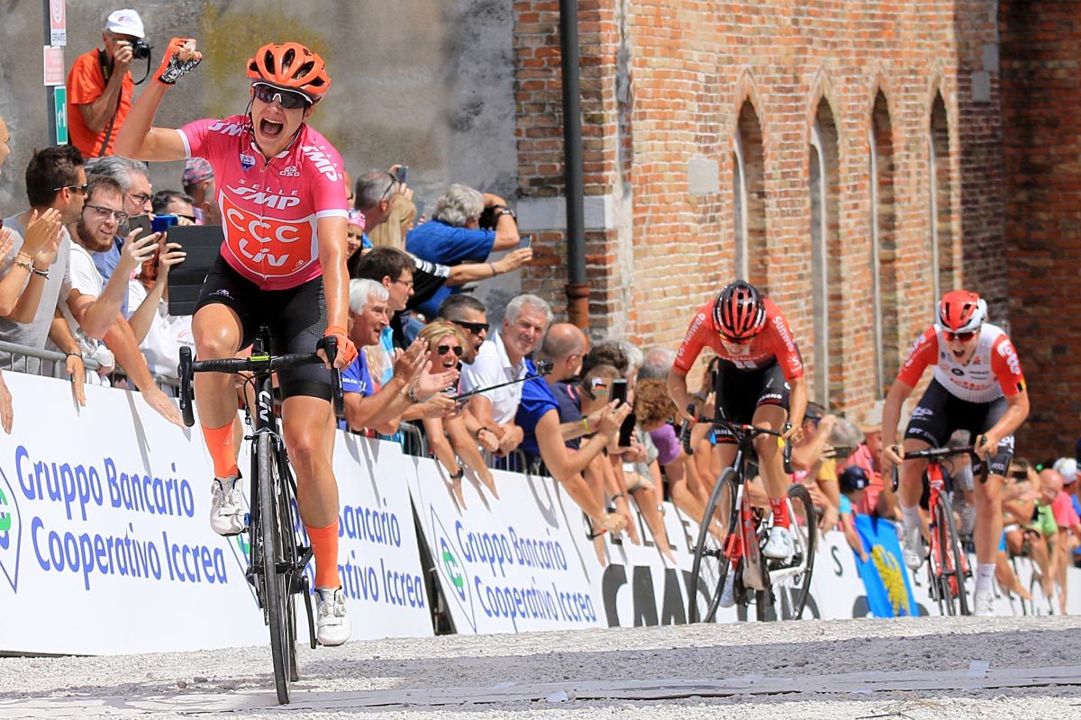 Marianne Vos vince l'ultima tappa del Giro Rosa (foto F. Ossola)