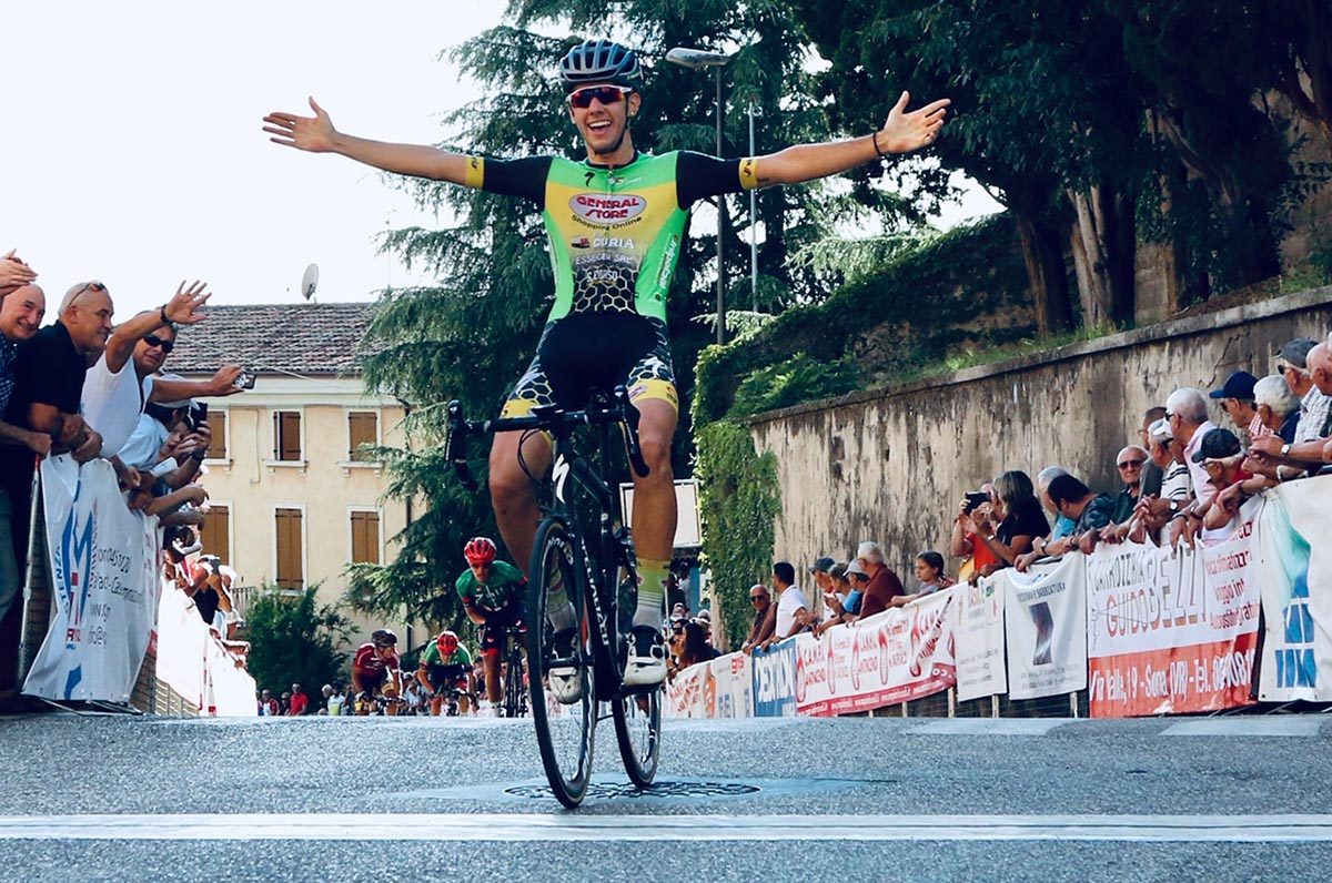 Tommaso Rigatti vince il Gp San Luigi di Sona (foto Photobicicailotto)
