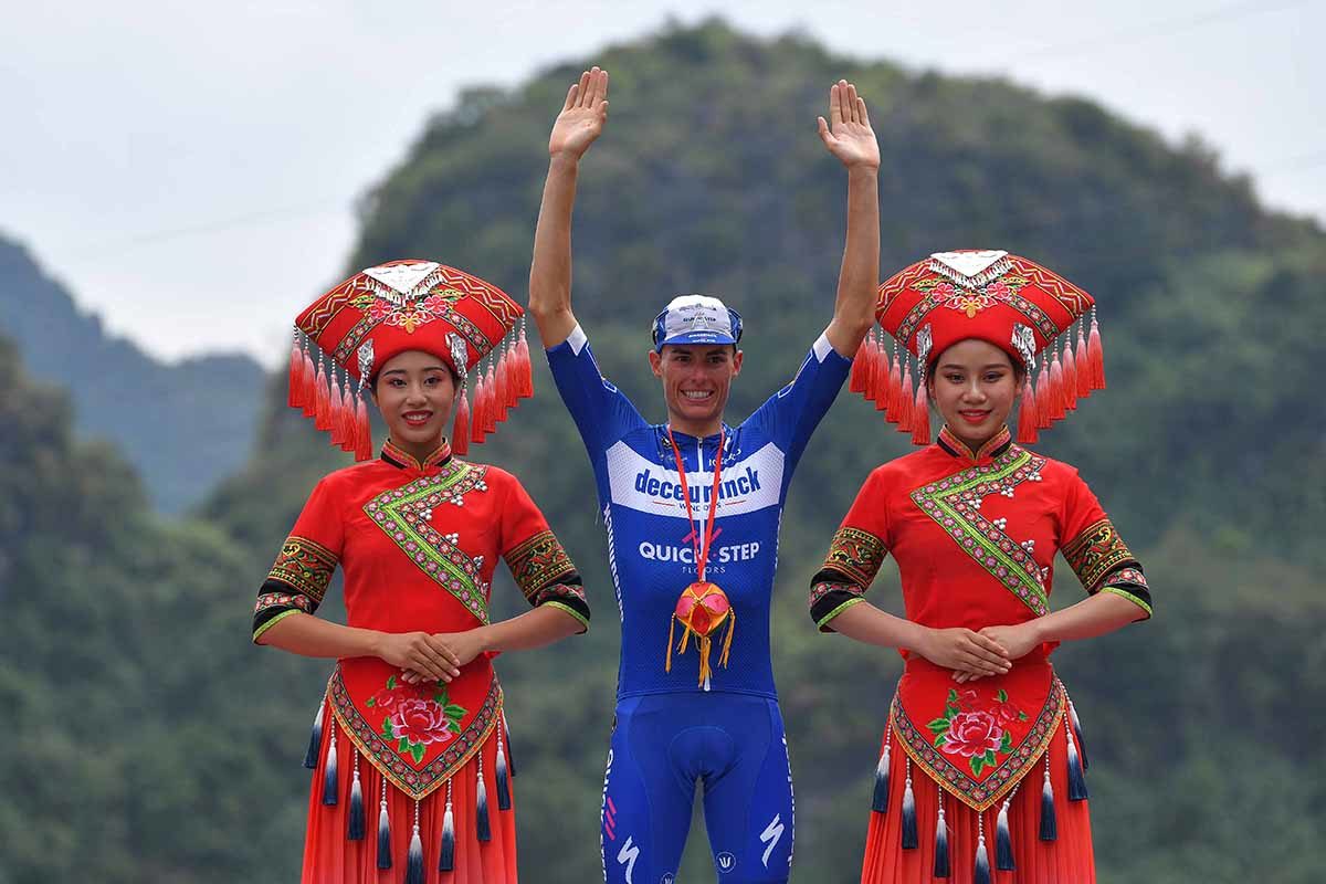 Enric Mas vincitore della quarta tappa del Tour of Guangxi 2019 (foto Tim de Waele/Getty Images)