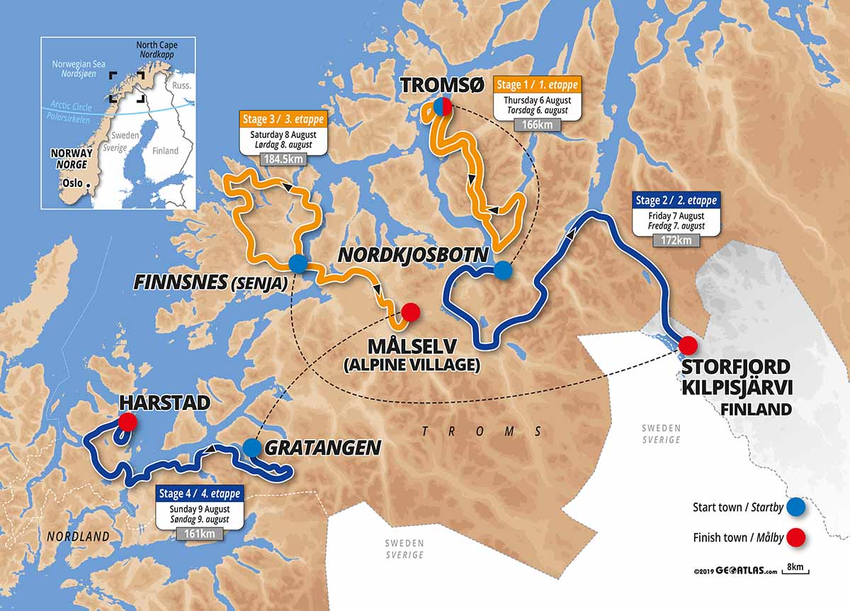 Arctic Race of Norway 2020: presentate le tappe, una anche ...