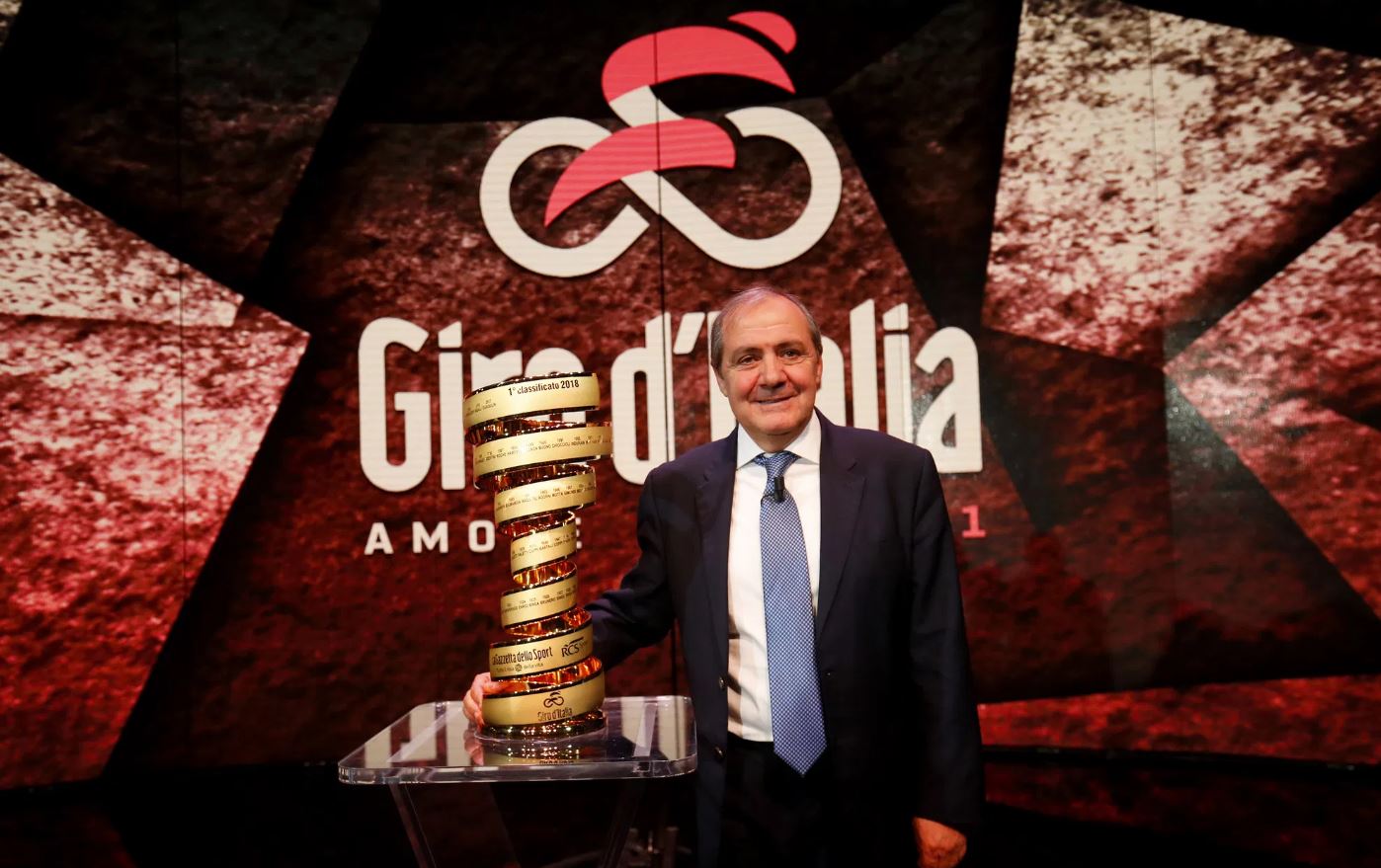 Mauro Vegni, direttore del Giro d'Italia