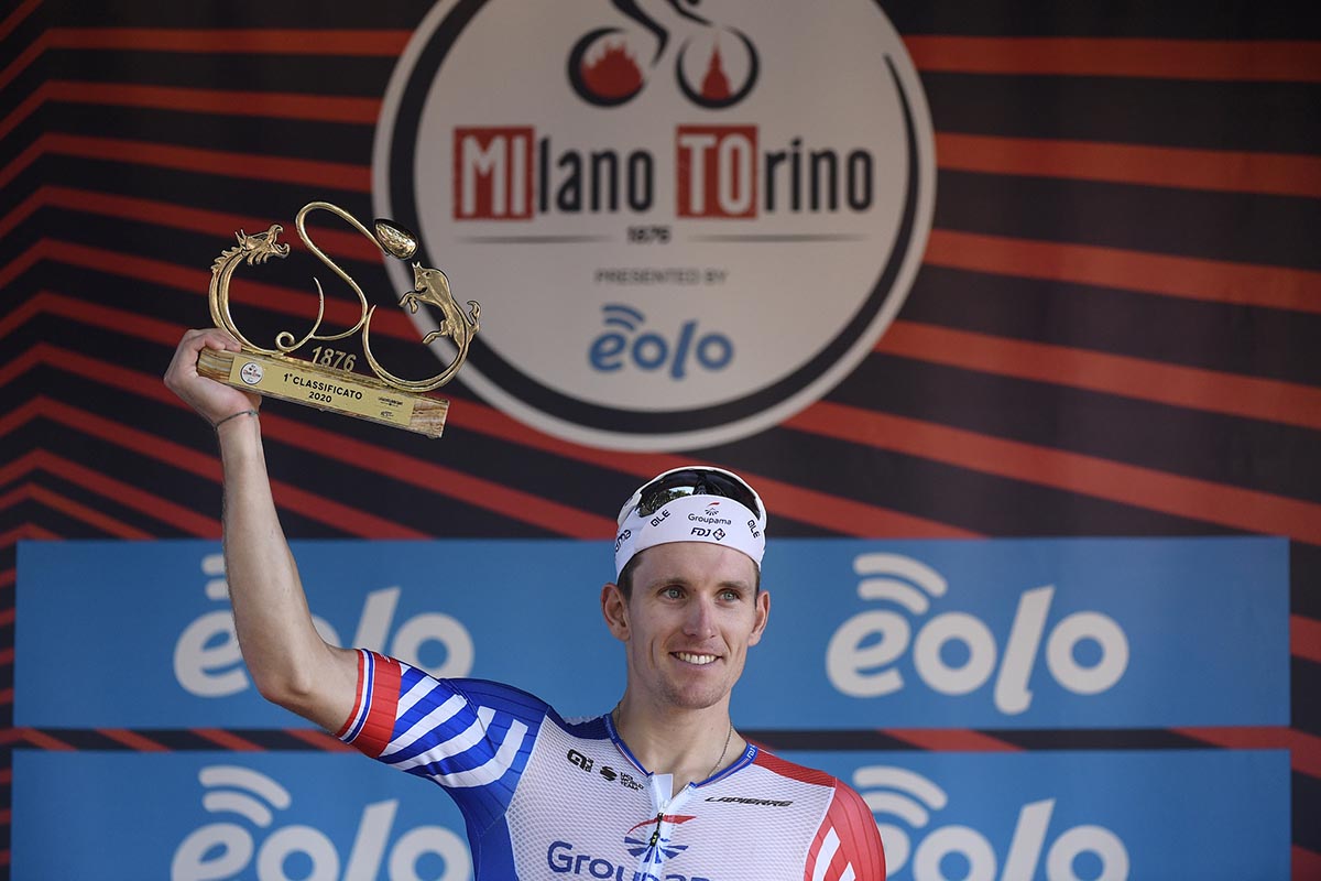 Arnaud Démare vince la Milano - Torino 2020 (Foto LaPresse)