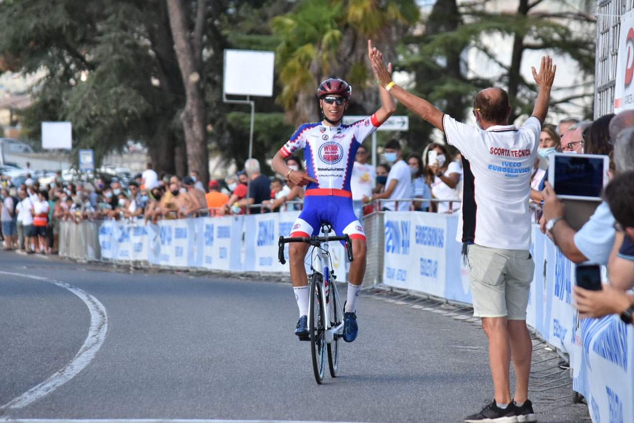 Lorenzo Germani vince a Pieve di Toppo (foto Scanferla)