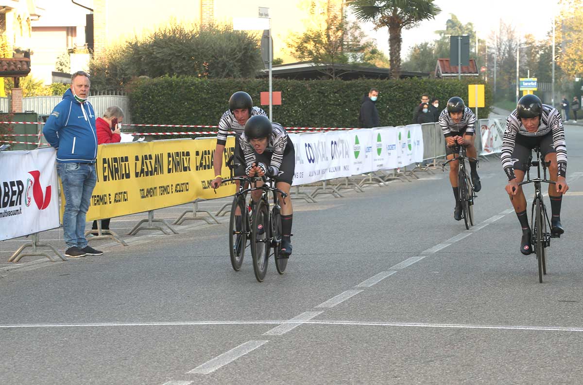 Cycling Team Friuli campione d'Italia della Cronosquadre Under 23 2020