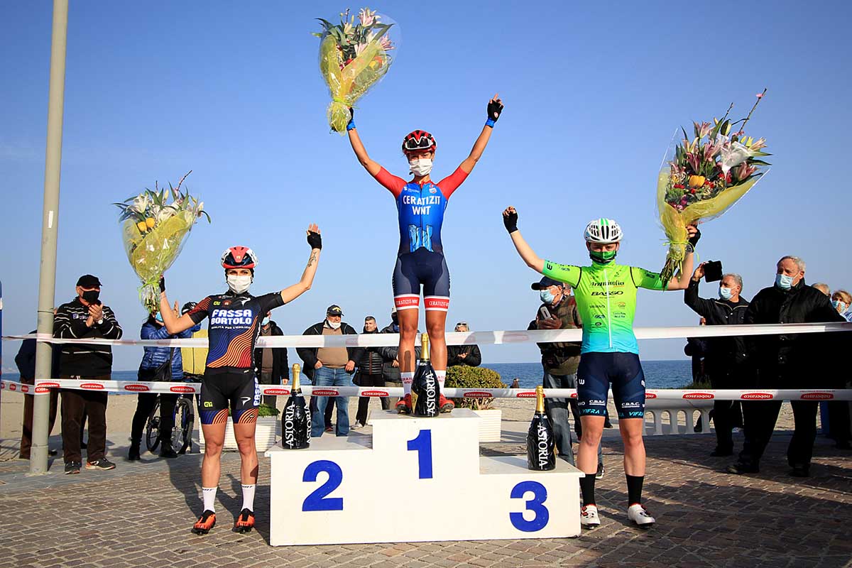 Il podio del 1° Trofeo Città di Ceriale (foto F. Ossola)