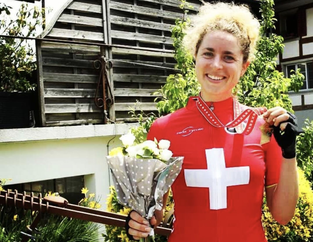 Marlen Reusser vince il titolo svizzero 2021 (foto Swiss Cycling)
