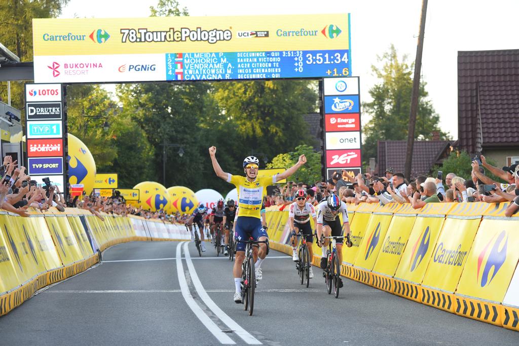 Joao Almeida vince la quarta tappa del Tour de Pologne 2021 (foto ATCommunication - TDP)