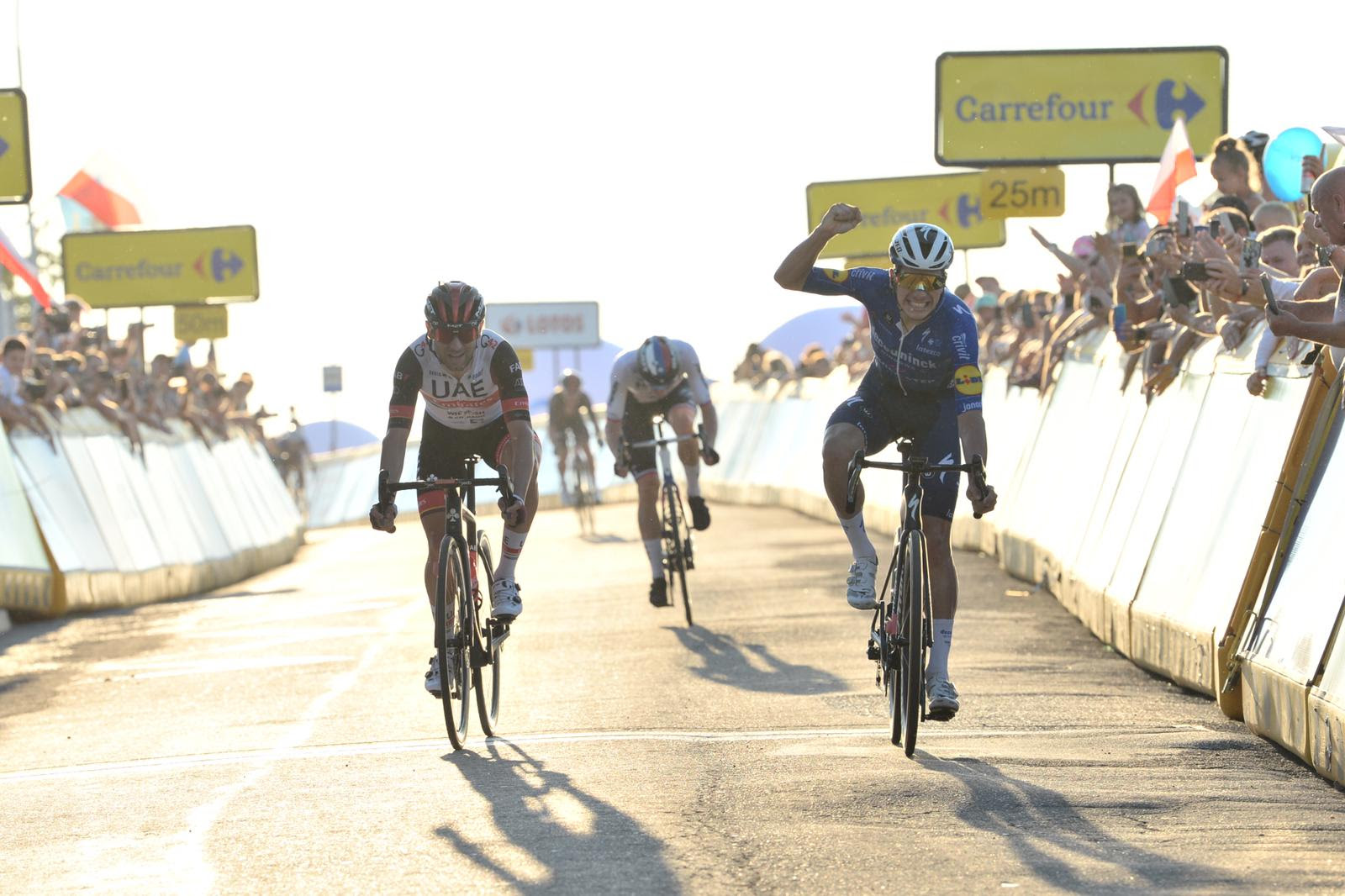 Joao Almeida vince la seconda tappa del Tour de Pologne (foto Szymon Gruchalski)