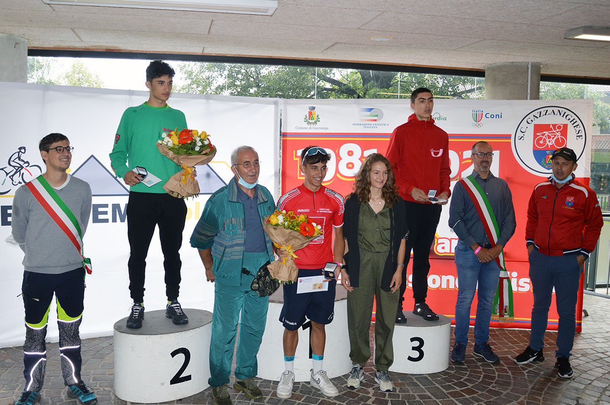 Il podio del 34° Trofeo Gbc Apprettificio