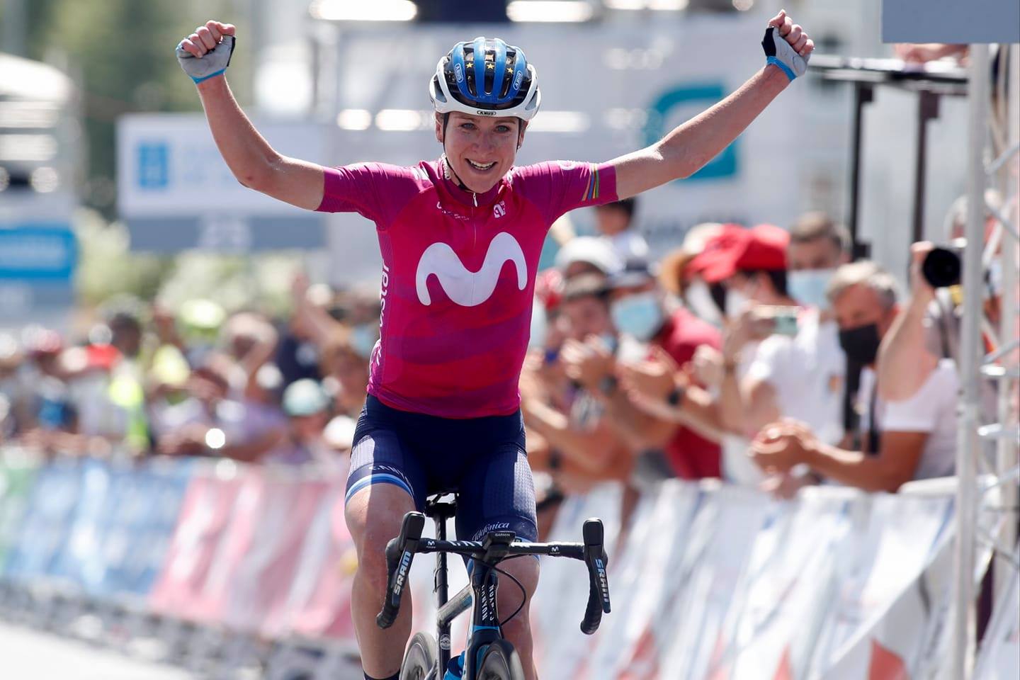 Annemiek van Vleuten vince anche la terza tappa della Ceratizit Challenge by La Vuelta 2021 (foto Photo Gomez Sport)
