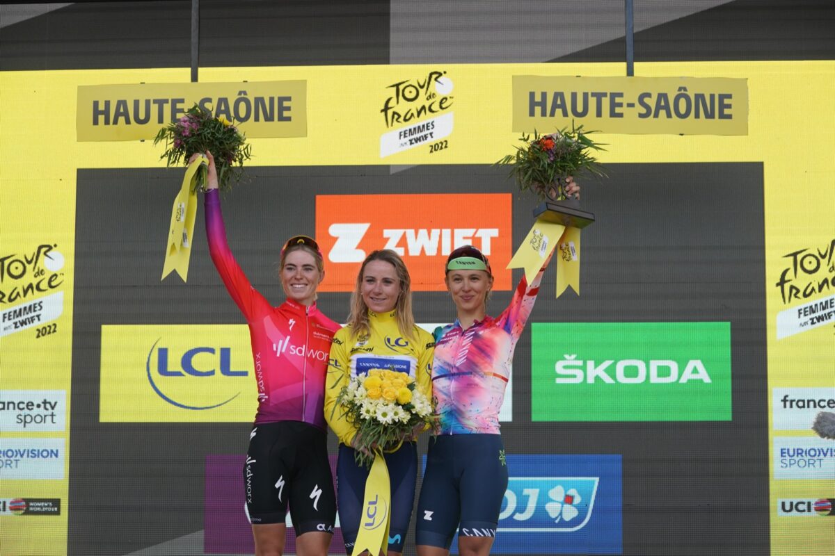 Il podio del Tour de France Femmes 2022 - ASO Pierre Froger