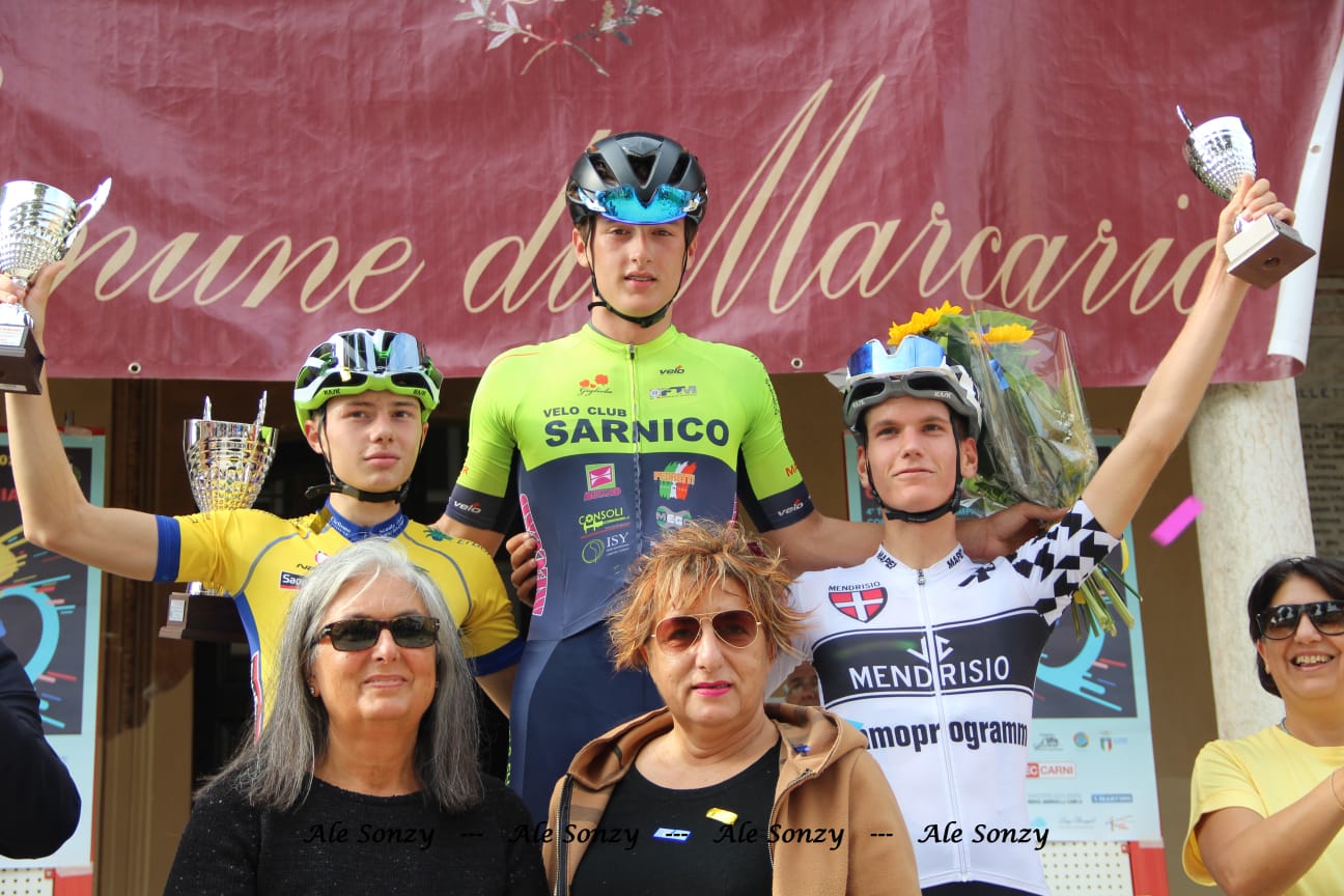 Il podio Allievi di Marcaria (foto Alessandra Sonzogni)