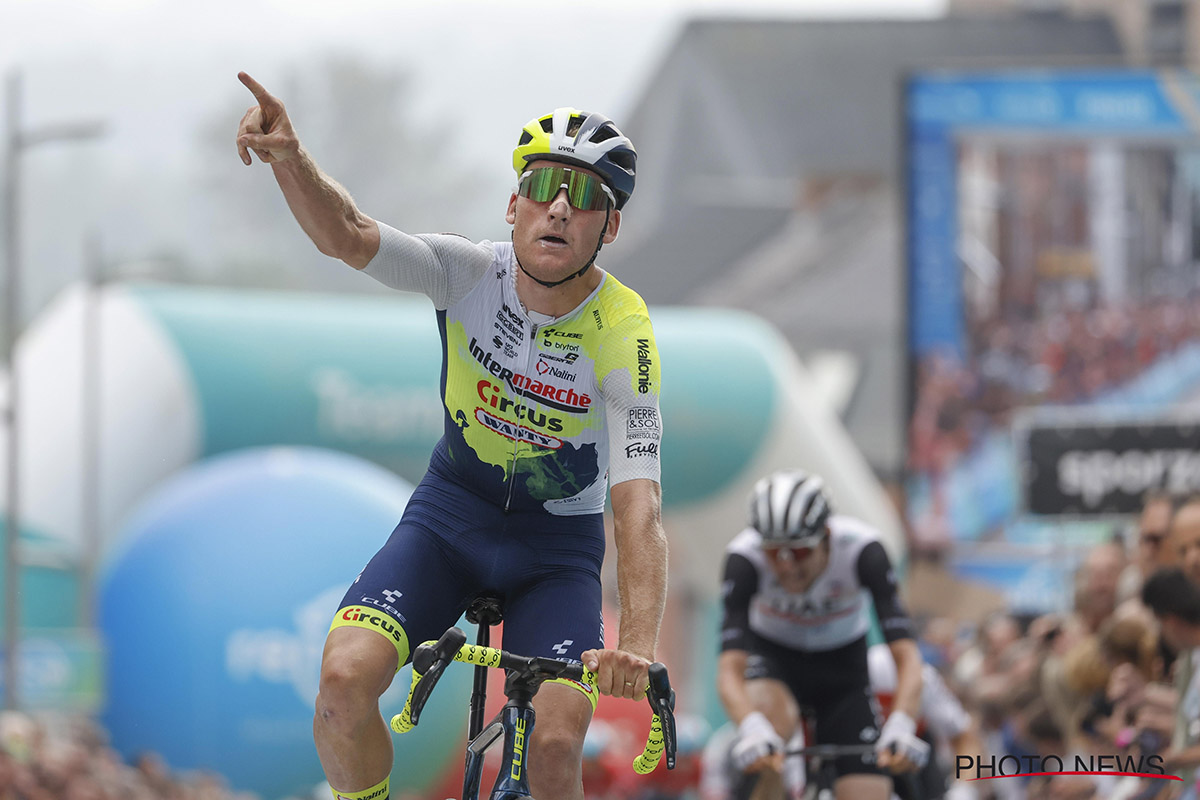 Mike Teunissen wins the queen stage of the Renewi Tour - credit PhotoNews