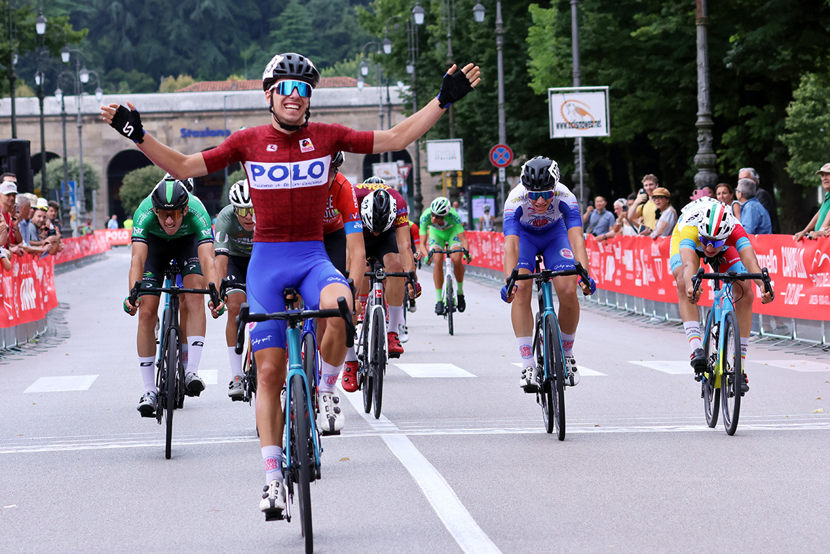 Edoardo Cipollini (Work Service) vince la seconda tappa del Giro del Veneto Juniores - credit Photobicicailotto