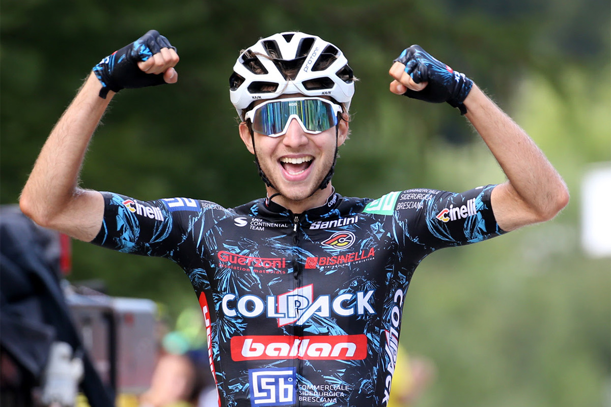 Sergio Meris vince la quarta tappa del Giro della Valle d'Aosta - credit Rodella
