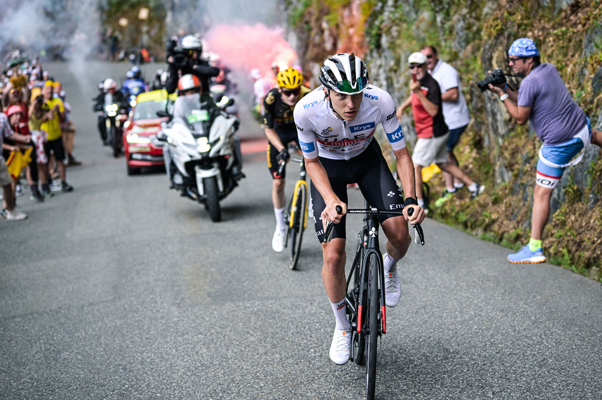 Tadej Pogacar, vincitore della sesta tappa del Tour de France - credit A.S.O. Charly Lopez