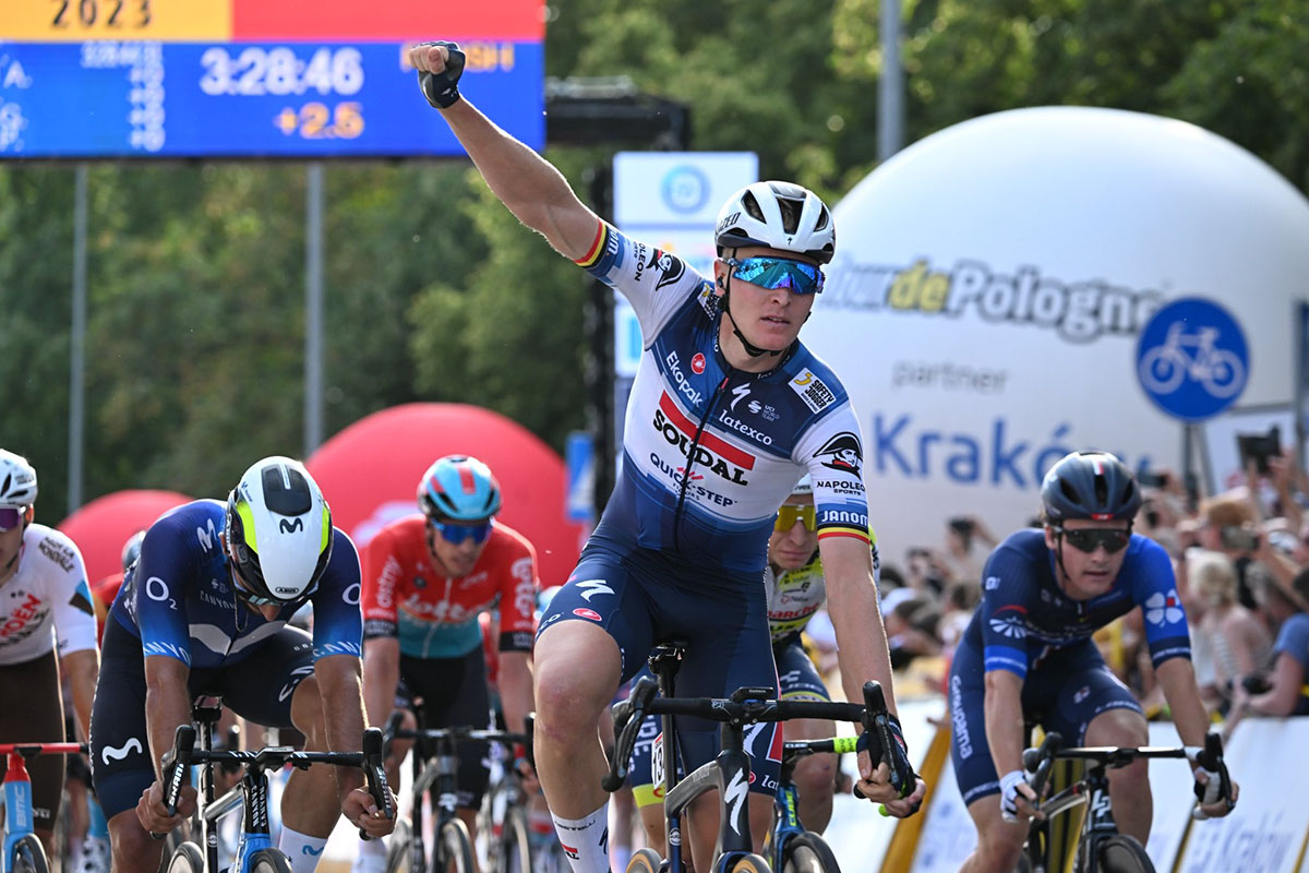 Tim Merlier vince l'ultima tappa del Tour de Pologne - credit Szymon Gruchalski per Tour de Pologne