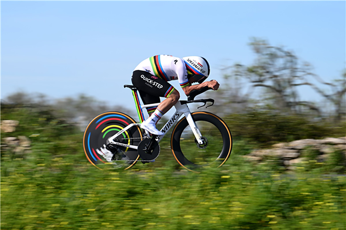 Remco Evenepoel vince la cronometro della Volta ao Algarve - credit Dario Belingheri per Getty Images