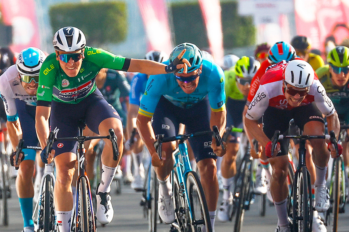 Tim Merlier vince la sesta tappa dell'UAE Tour 2024 - credit Sprint Cycling Agency