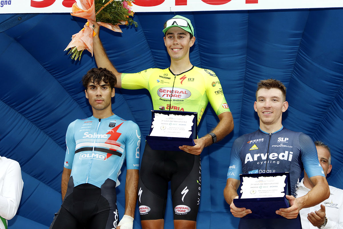 Il podio del Gran Premio San Luigi - credit Photobicicailotto