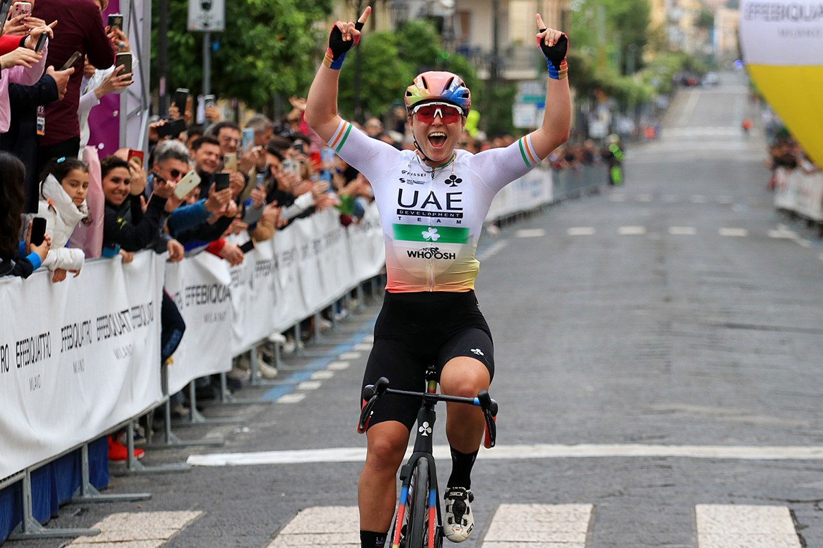 Lara Gillespie vince la seconda tappa del Giro del Mediterraneo in Rosa - credit Flaviano Ossola