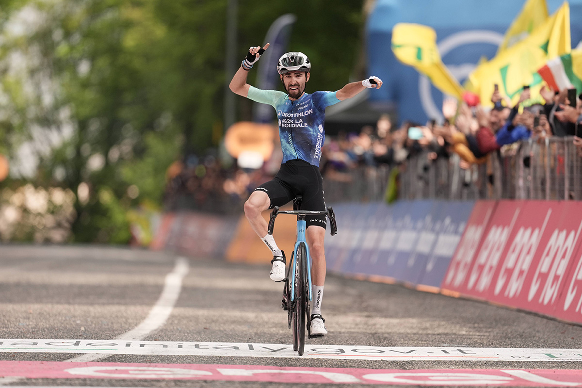 Valentin Paret-Peintre vince a Bocca della Selva la 10° tappa del Giro d'Italia 2024 - credit LaPresse