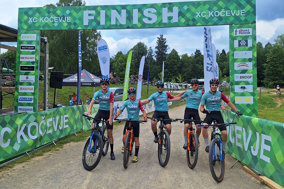 Gli U23 della Ktm Academy - Le Marmotte al Xc Kocevje