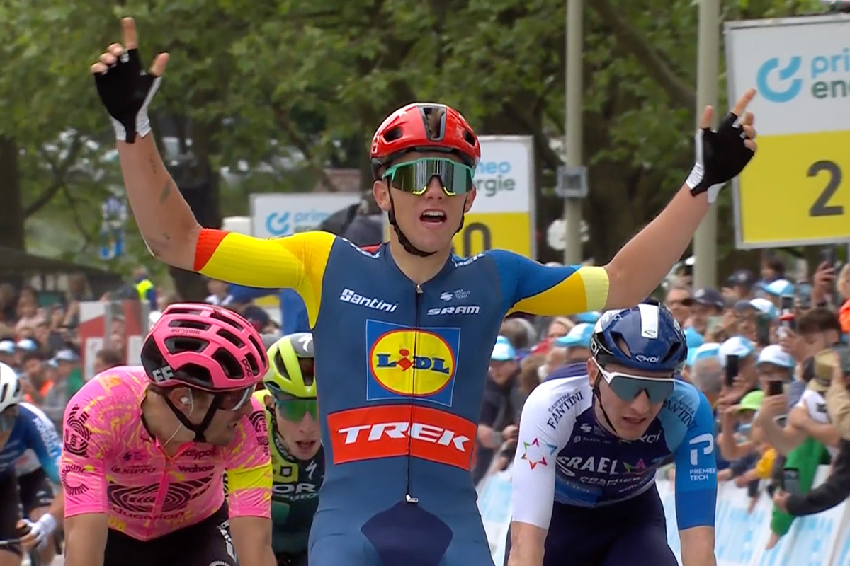Thibau Nys vince la terza tappa del Tour de Suisse
