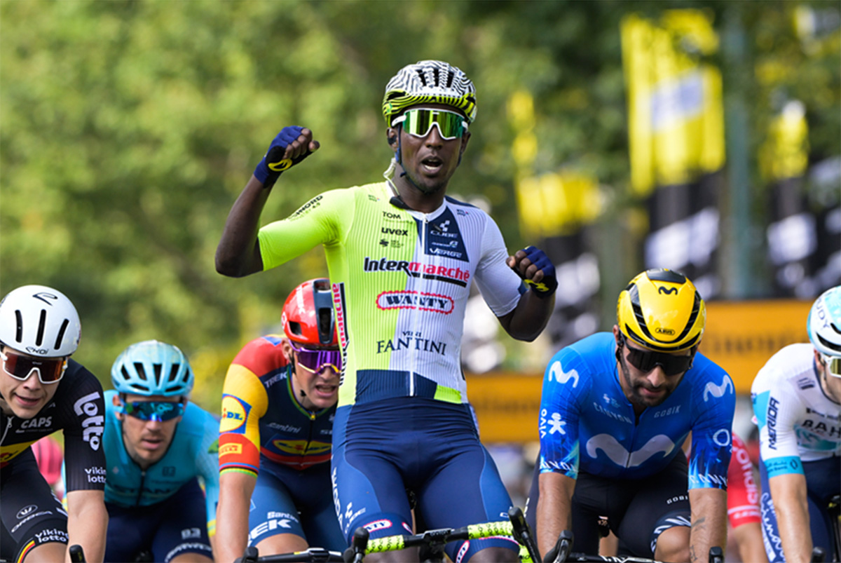 Biniam Girmay vince la terza tappa del Tour de France 2024 - credit Charly Lopez ASO