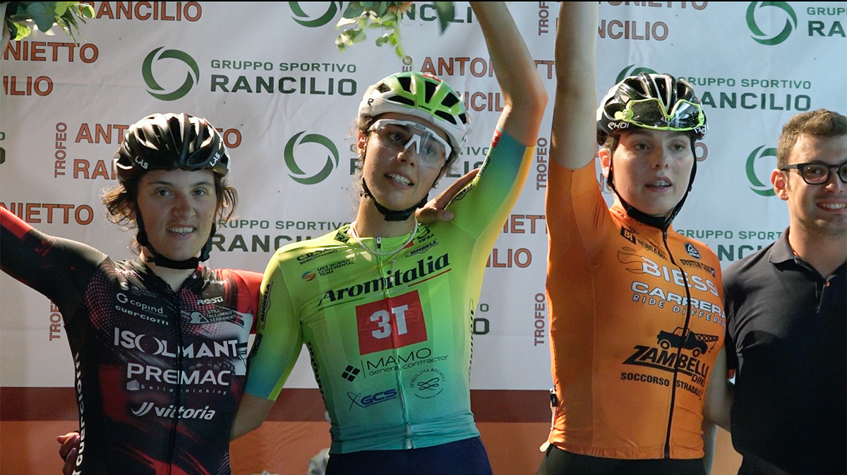 Del Sarto, Zanetti, Iaccarino, il podio del Trofeo Rancilio Ladies 2024