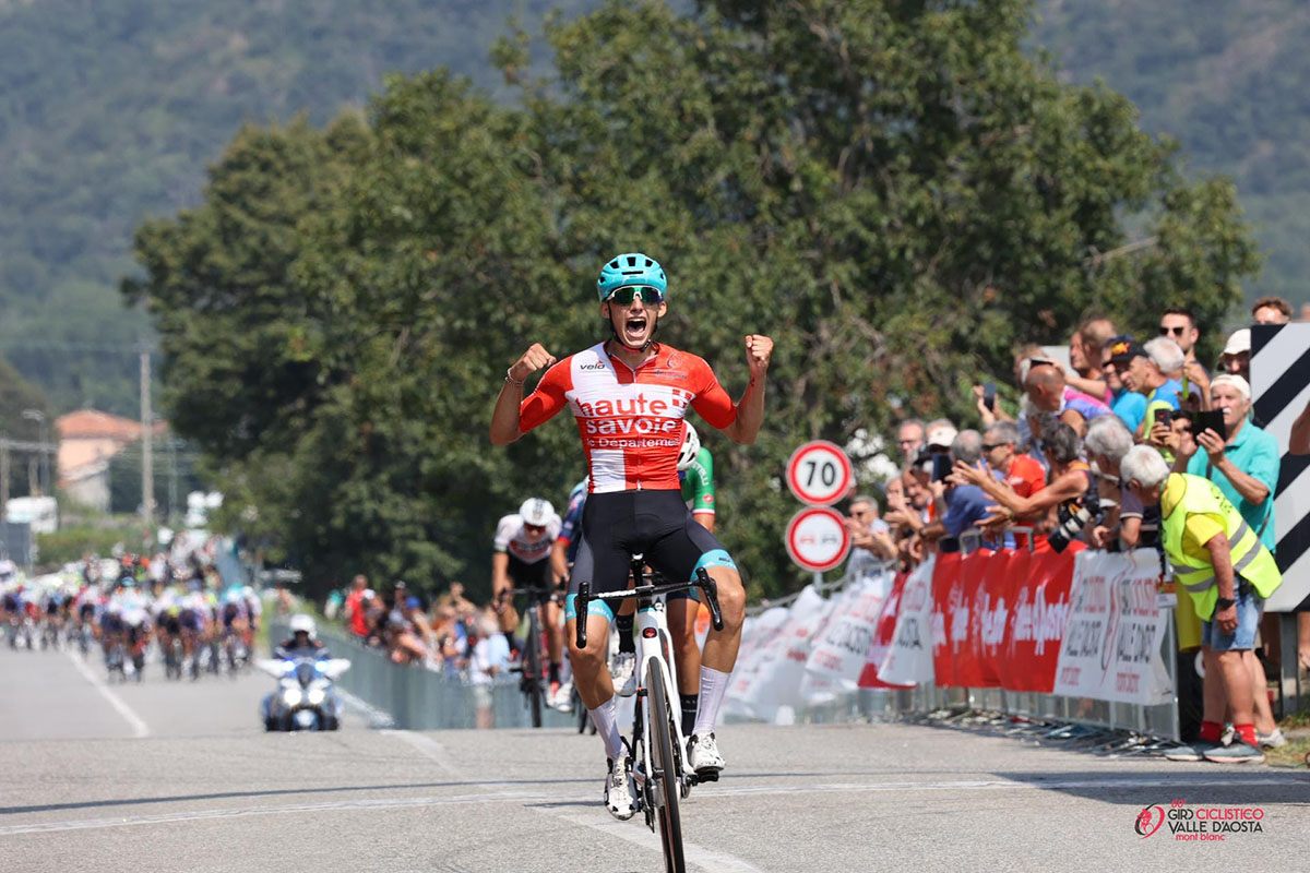 Federico Biagini vince la seconda tappa del Giro della Valle d'Aosta