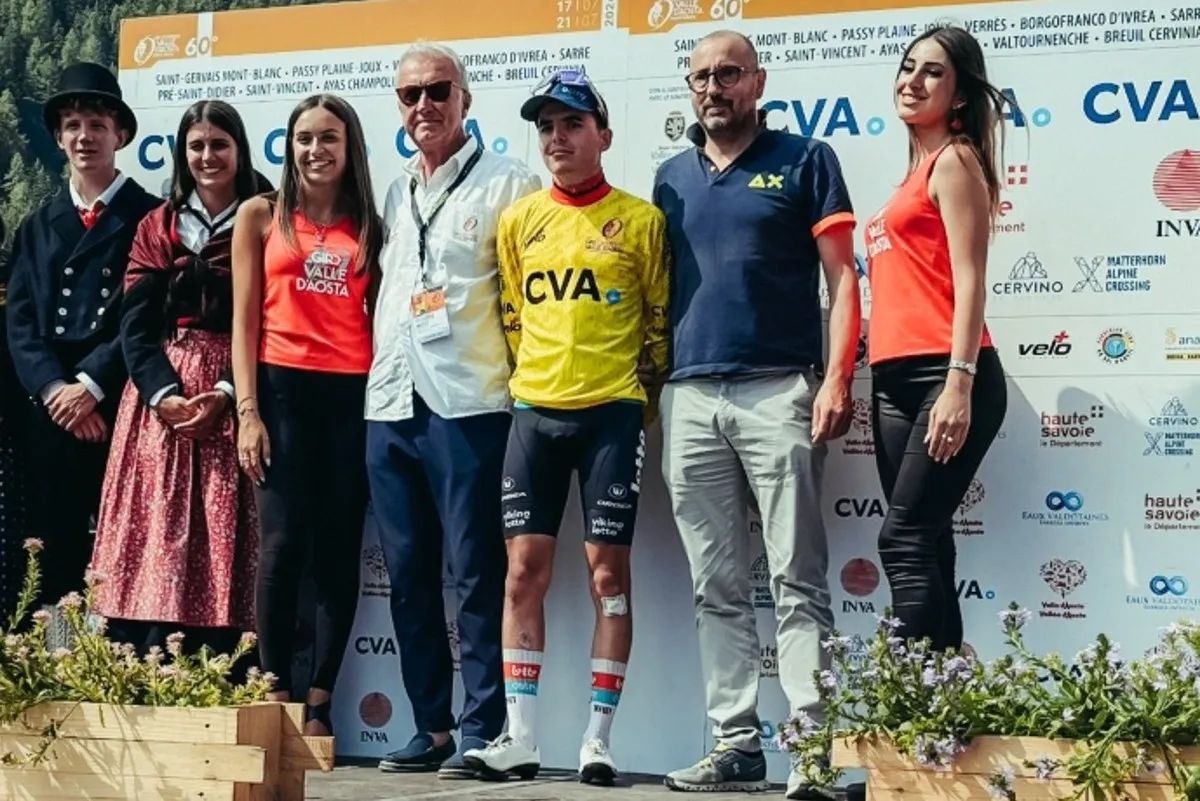Jarno Widar vince il Giro Ciclístico della Valle d'Aosta 2024. (Foto ©️ Lotto Dstny)