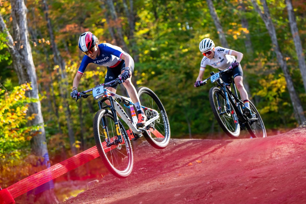 Olivia Onesti in azione a Lake Placid - credit Maxime Schmid